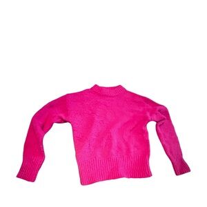 Xs fuzzy pink sweater